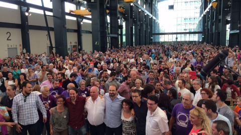 Acto de Catalunya Sí que es Pot celebrado en Sabadell ante 2.500 personas.- EP