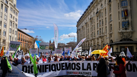 Sanitarios de toda España se manifiestan para reivindicar la dignidad de la profesión. Rocío Méndez Naharro