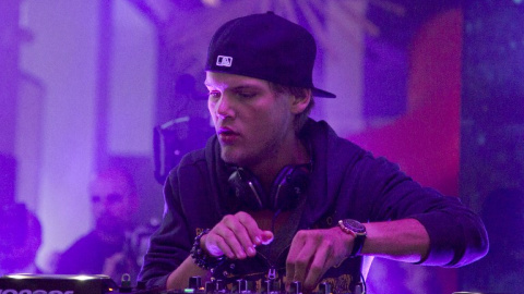 Avicii durante una actuación en Nueva York en octubre de 2013. - AFP