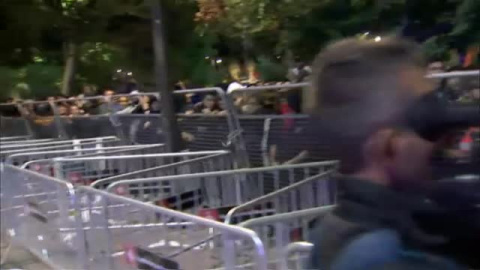 Incidentes en la manifestaciÃ³n de los CDR ante la ConsellerÃ­a de Interior en Barcelona