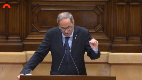 Torra comparece en el Parlament por la sentencia del 'procÃ©s'