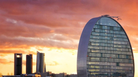 La Vela, edificio de BBVA en Madrid. E.P.