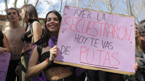 "Ayer la secuestraron, hoy te vas de putas", marcha feminista en Palma de Mallorca / EP