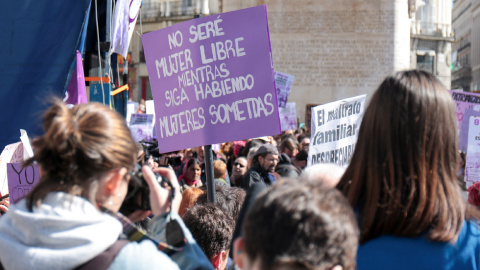 Marcha por el Día de la Mujer en Madrid / EFE