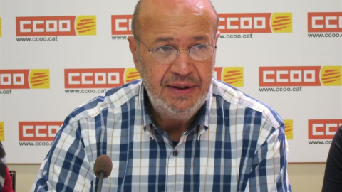 El líder de CCOO de Catalunya, Joan Carles Gallego. EUROPA PRESS