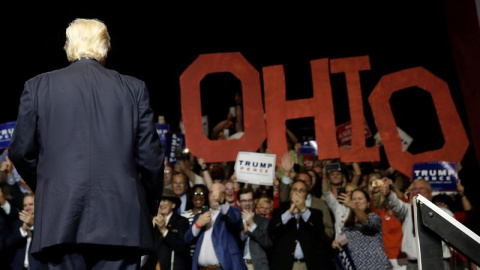 Donald Trump durante un acto electoral en Ohio. / REUTERS