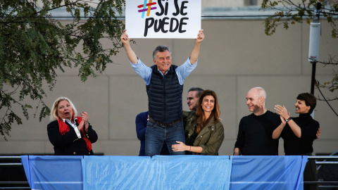 El actual presidente de Argentina, Mauricio Macri, en un acto de campaña en Buenos Aires.- REUTERS/AGUSTÍN MARCARIAN