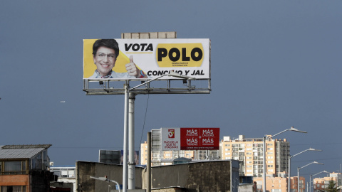 25/10/2019- Cartel de campaña de la actual alcaldesa de Bogotá. EFE-  Mauricio Dueñas Castañeda.