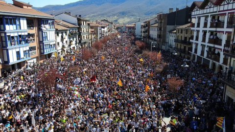 Manifestación por los encarcelados por el caso de Altsasu.