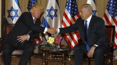 Trump y Netanyahu, en febrero del 2017, en su primer encuentro. EFE