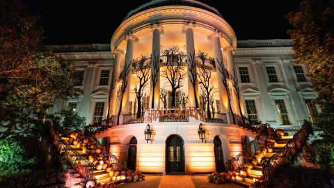 La Casa Blanca decorada para la noche de Halloween. Europa Press