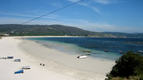 Imagen de archivo de la playa Lagosteira en Finisterre, A Coruña. EFE/ Paloma Puente.