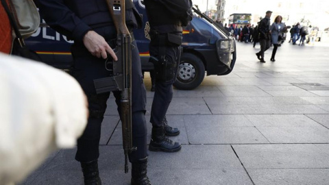 Agentes de la Policía Nacional. EFE