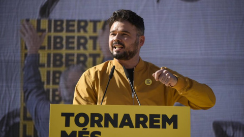 Rufián, al míting central d'ERC pel 10-N. ERC