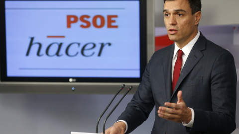 El secretario general del PSOE, Pedro Sánchez. -EFE/CHEMA MOYA