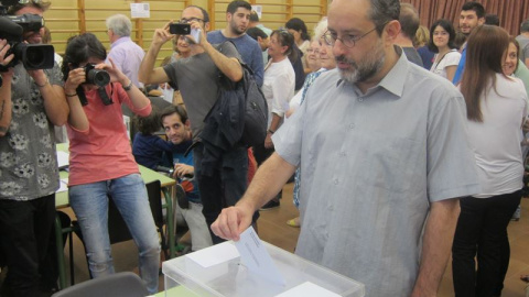 Antonio Baños, candidato de la CUP a la Generalitat. EP