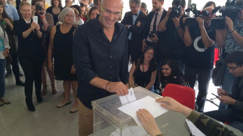 El candidato de Junts pel Sí, Raül Romeva