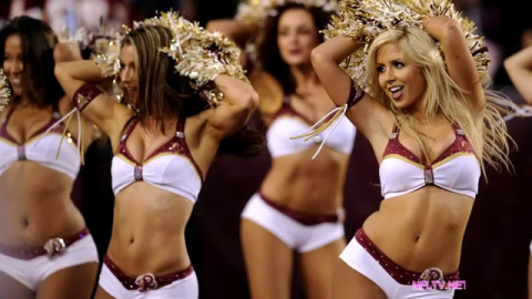 Imagen de archivo de las 'cheerleaders' de los Washington Redskins.