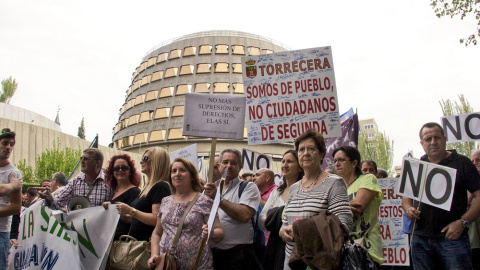 Imagen de archivo de una manifestación a favor de frenar la despoblación. / FEEM