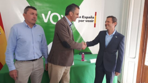 Imagen de la inauguración de la sede de Vox en Cartagena. /Vox Cartagena