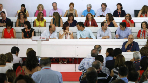 Imagen del comité federal del PSOE celebrado el pasado 9 de julio, para analizar los resultados de las elecciones del 26-J. EFE