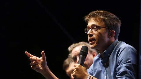 Íñigo Errejón, durante la inauguración del ciclo de conferencias Universidad de Podemos. / EFE