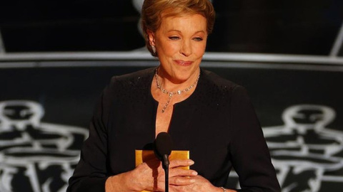 Julie Andrews, en la última gala de los Oscar. REUTERS