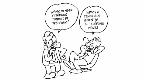 Ilustración de Charb (Stéphane Charbonnier) incluida en el libro 'El capitalismo en 10 lecciones', de Michel Husson (Librería Viento Sur/La Oveja Roja).