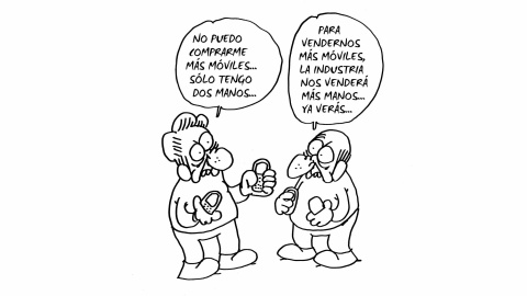 Ilustración de Charb (Stéphane Charbonnier) incluida en el libro 'El capitalismo en 10 lecciones', de Michel Husson (Librería Viento Sur/La Oveja Roja).