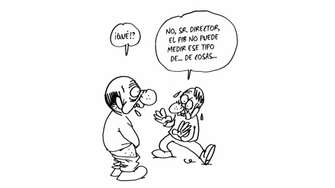 Ilustración de Charb (Stéphane Charbonnier) incluida en el libro 'El capitalismo en 10 lecciones', de Michel Husson (Librería Viento Sur/La Oveja Roja).