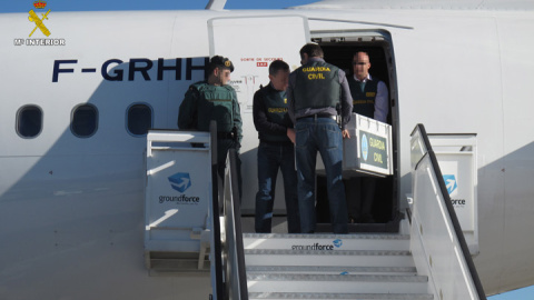 Las autoridades estadounidenses ordenaron el embargo del tapiz en una galería de Houston y su traslado a España por orden de un juzgado de Barbastro.