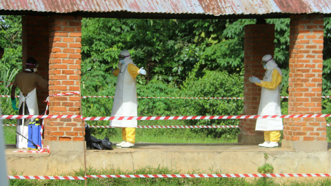 Hospital de Bikoro, donde ha ingresado un posible enfermo de ébola. / REUTERS