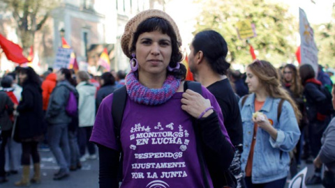 Las eurodiputada de Podemos Teresa Rodríguez. -JAIRO VARGAS