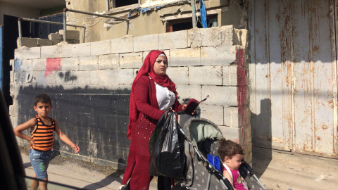 Campo de Nahar al Bared, en el norte de Líbano, donde hoy residen unos 15.000 palestinos. /ANDREA OLEA