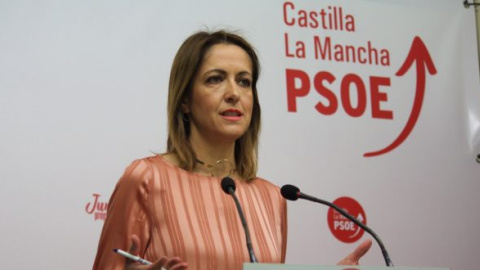 Cristina Maestre durante un acto de los socialistas. | PSOE