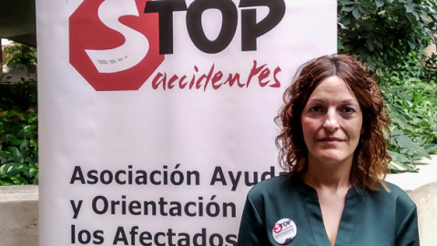 Gema Sánchez, víctima de un grave atropello y delegada en Madrid de Stop Accidentes. / HENRIQUE MARIÑO