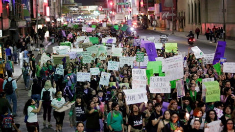 8/03/2019 - Manifestación por el 8-M en Monterrey (México). / REUTERS - DANIEL BECERRIL