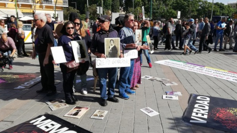 Concentración ‘Ahora Queipo’ celebrada a las puertas de la Macarena el pasado 27 de octubre