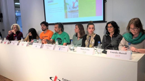 La presentació de la iniciativa 'Housing for all' a Barcelona. EUROPA PRESS