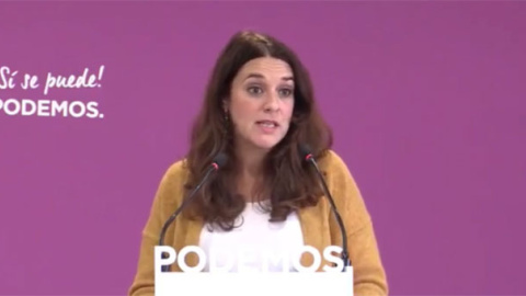 La portavoz de Podemos, Noelia Vera. / PODEMOS