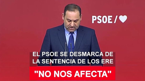 El PSOE se desmarca de la sentencia de los ERE