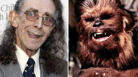 El actor Peter Mayhew,  que da vida a Chewbacca, uno de los personajes de Star Wars. E.P.