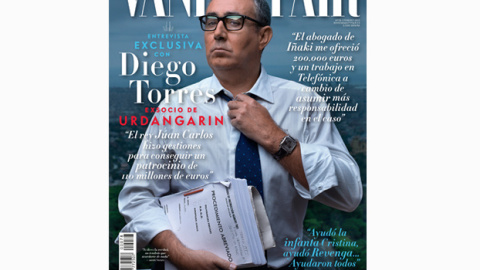 La portada de Vanity  Fair con Diego Torres.(Vanity Fair)