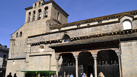 La catedral de Jaca, templo románico construido entre 1077 y 1139. / JACA.COM