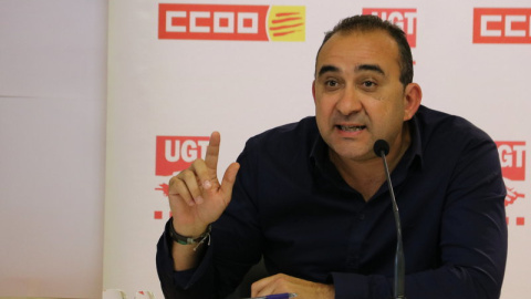 El secretari general de CCOO a Catalunya, Javier Pacheco.