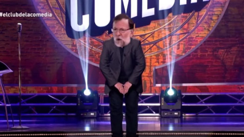 Montaje de Rajoy en el Club de la Comedia