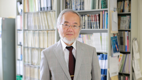 El japonés, Yoshinori Ohsumi, ganador del Nobel de Medicina de 2016. REUTERS