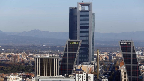 Torre Cepsa, una de las cuatro torres del Norte de la Castellana.