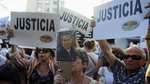 Concentración en Buenos Aires por la muerte del fiscal Nisman. - REUTERS