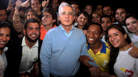 El expresidente y senador colombiano, Álvaro Uribe Vélez. - EFE